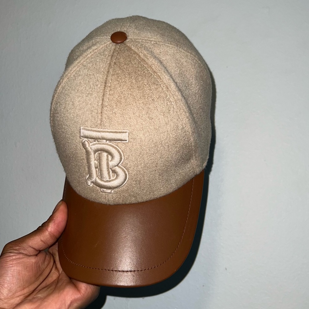 Burberry Hat Leather Brim